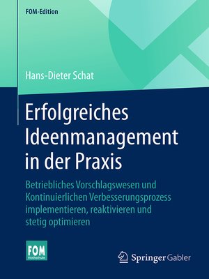 cover image of Erfolgreiches Ideenmanagement in der Praxis